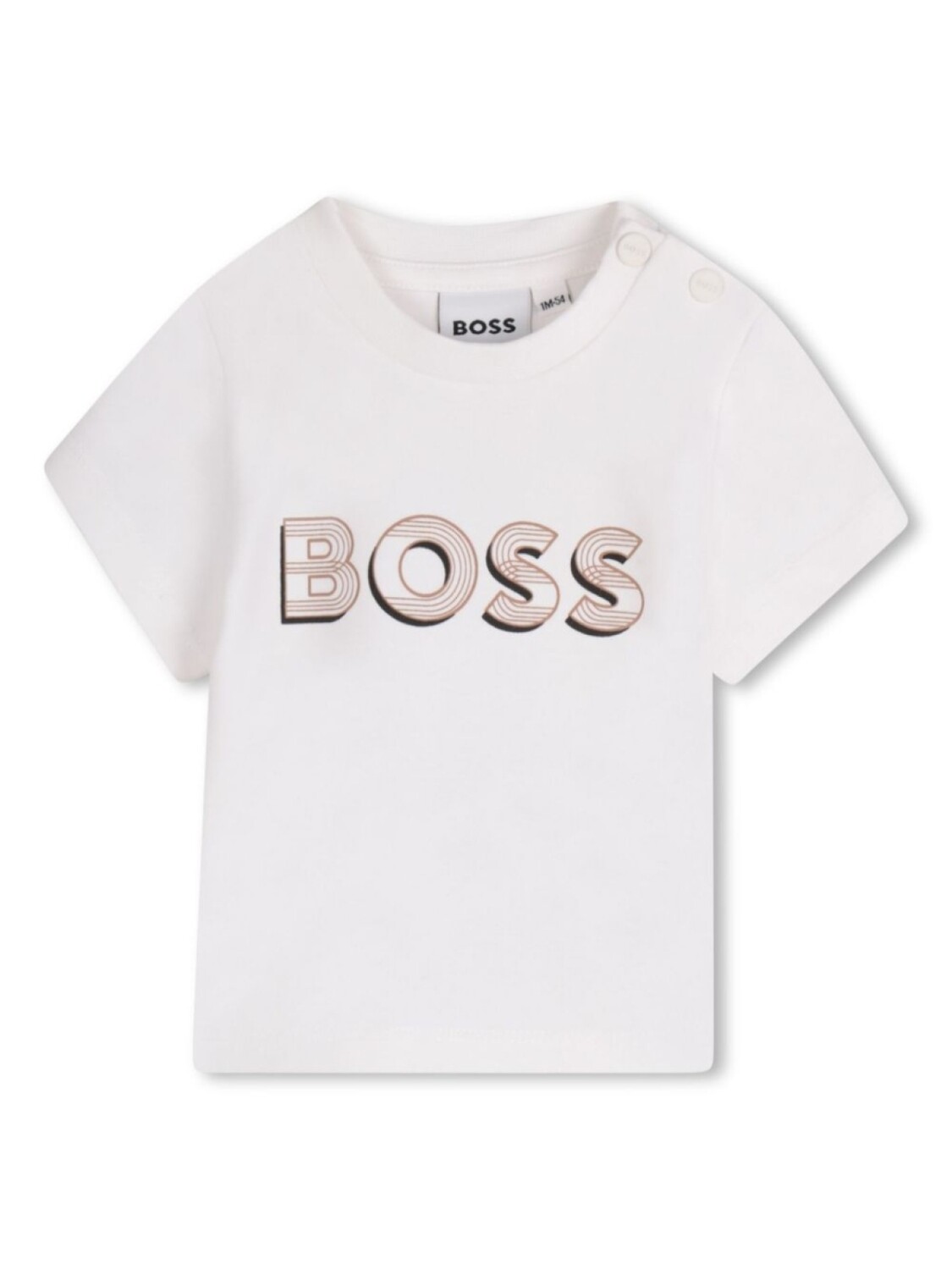 

BOSS Kidswear футболка с логотипом, белый