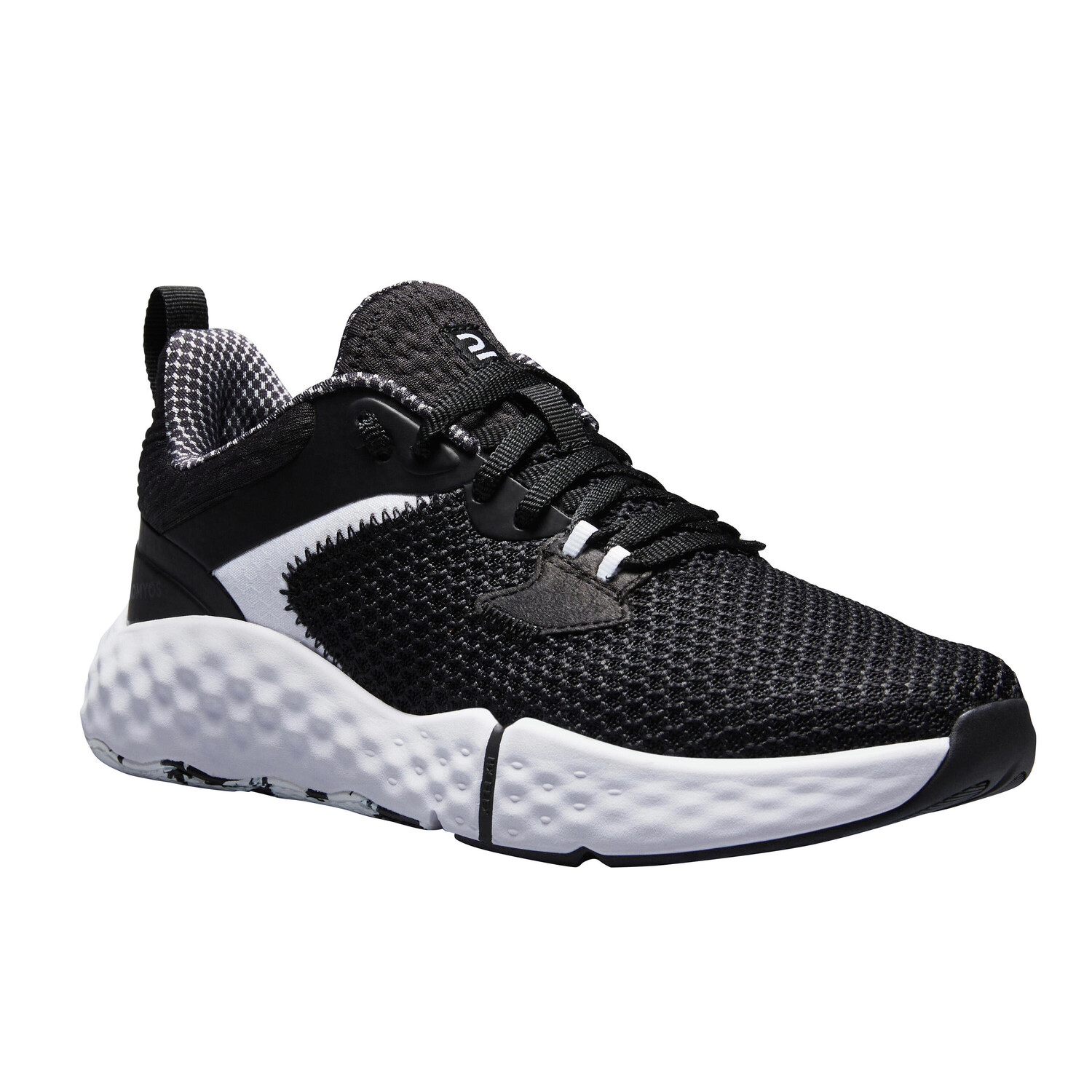 

Кроссовки Fitness 520 черные DOMYOS, черный/черный/белый