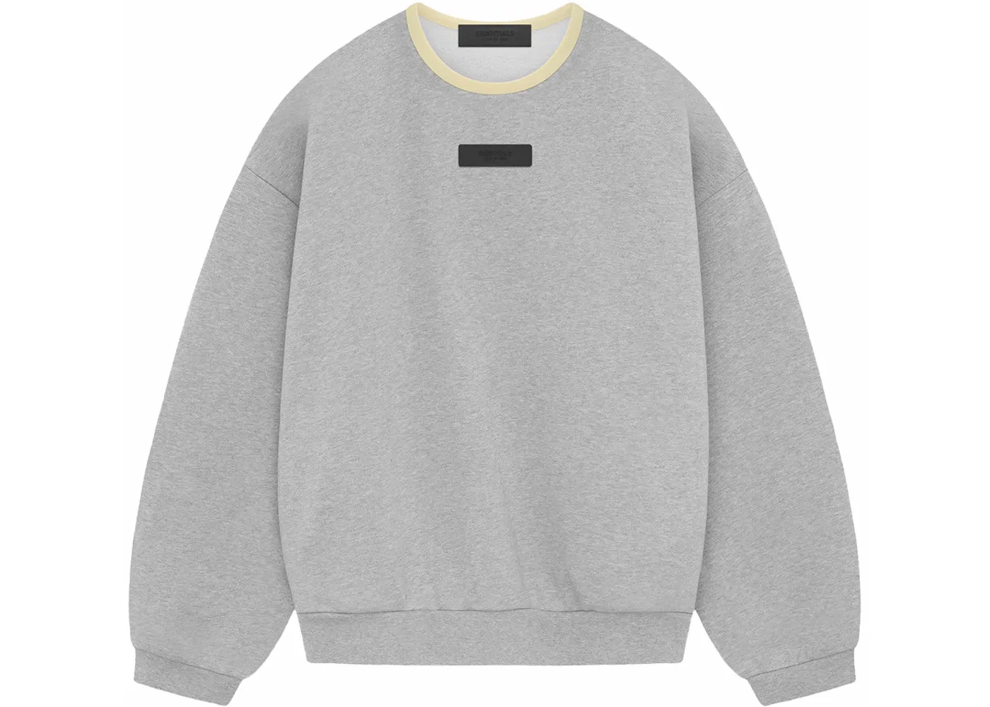 Мужской свитшот с круглым вырезом Fear of God Essentials Sweatshirt (SS24), Light Heather Grey