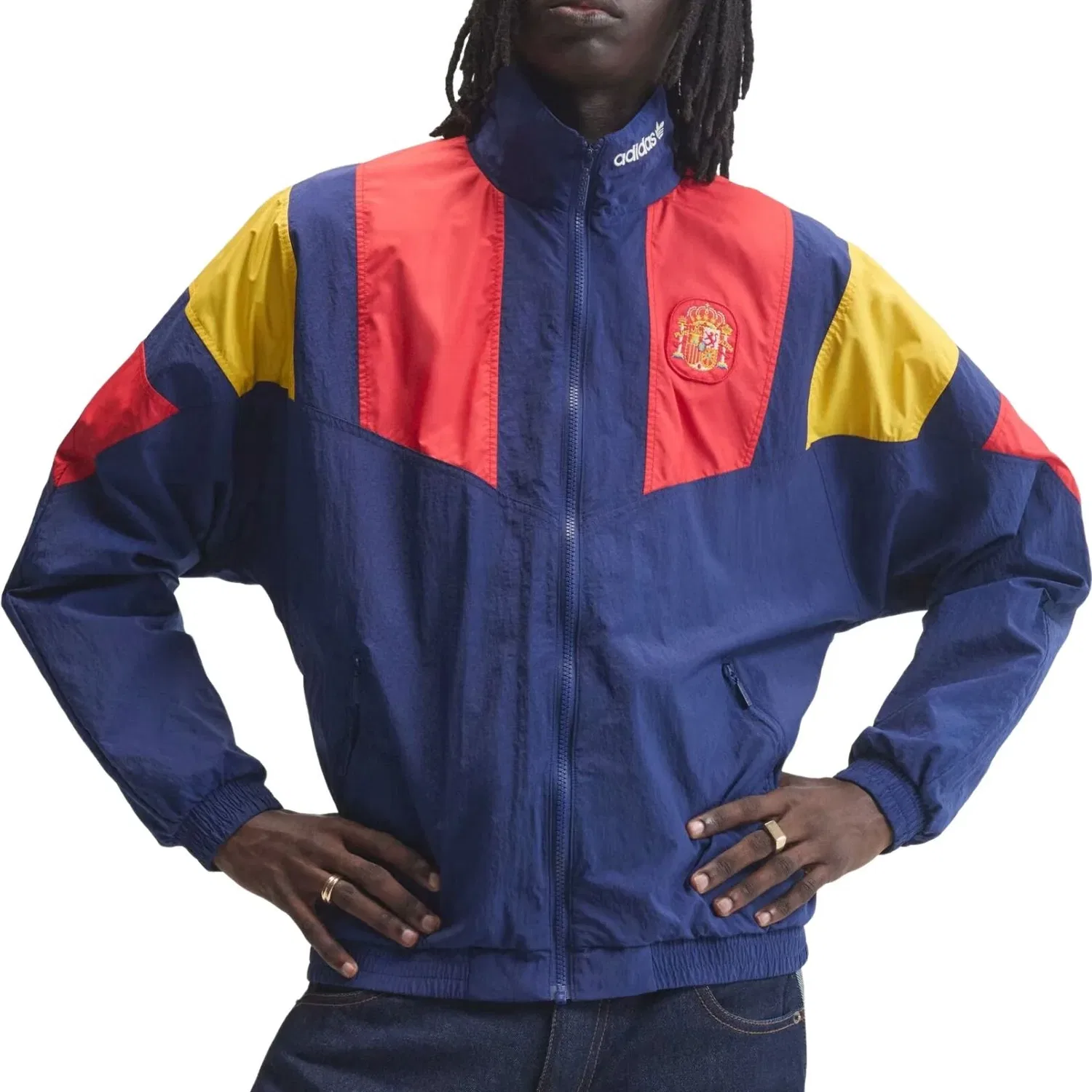 Мужская куртка с длинным рукавом Adidas Spain EQT Track Jacket, синий — фото 2