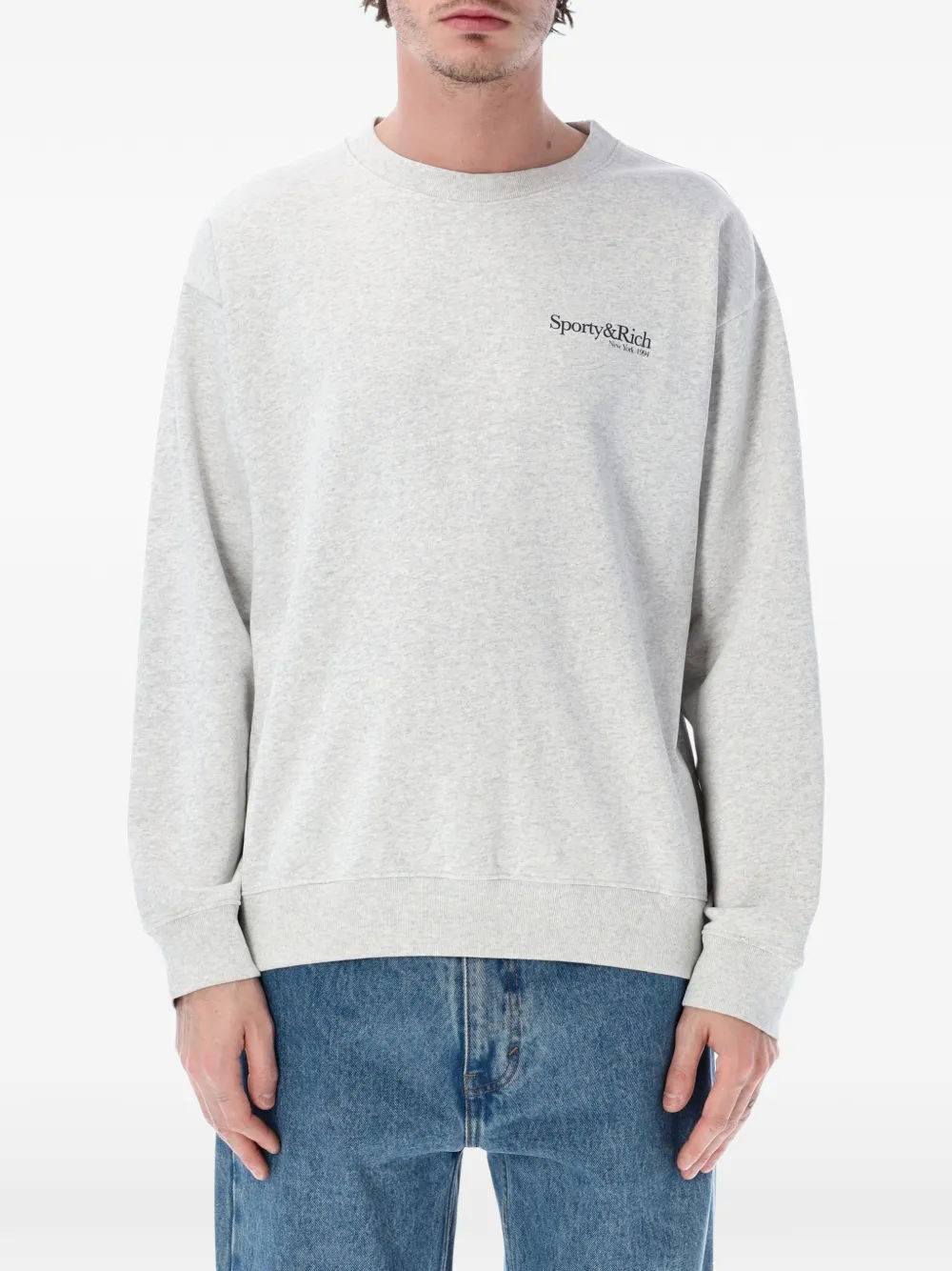 

Свитшот Run Club Sporty & Rich, серый