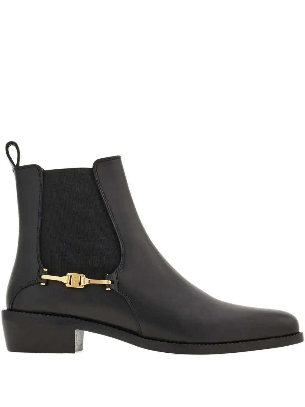 Ботинки челси Ferragamo, черный