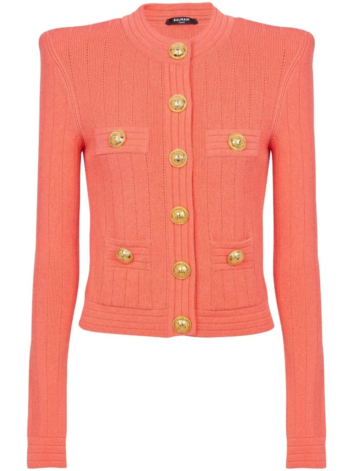 

Balmain кардиган с круглым вырезом, розовый