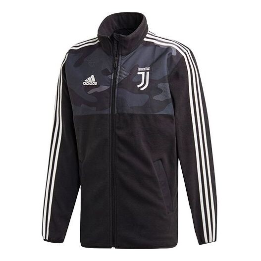 

Куртка adidas Juventus Soccer/Football Sports Stand Collar Jacket Black, черный