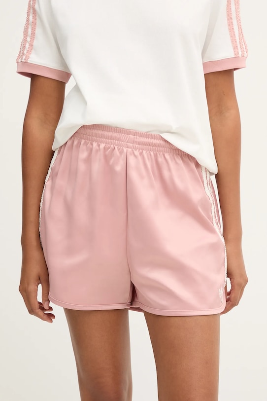 

Шорты с рюшами Adidas Originals, розовый