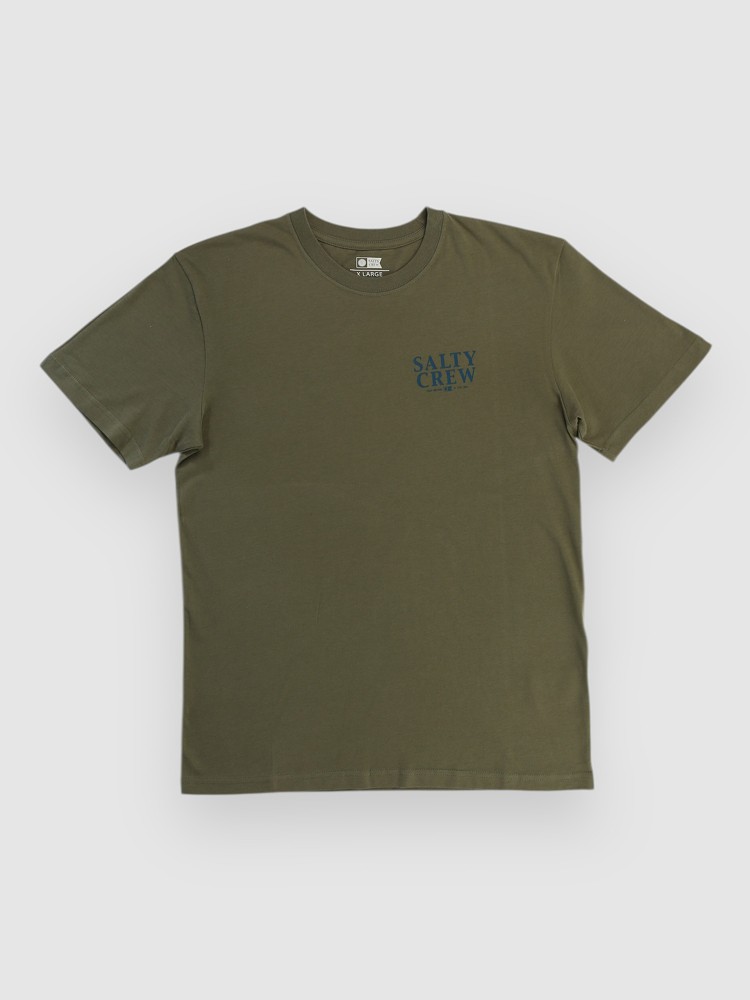 Футболка Salty Crew Yellowfin Kids T-Shirt, dusty olive — фото 2