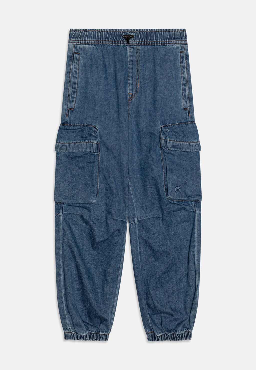 

Джинсы свободного кроя NKMBEN PARACHUTE Name it, синий деним