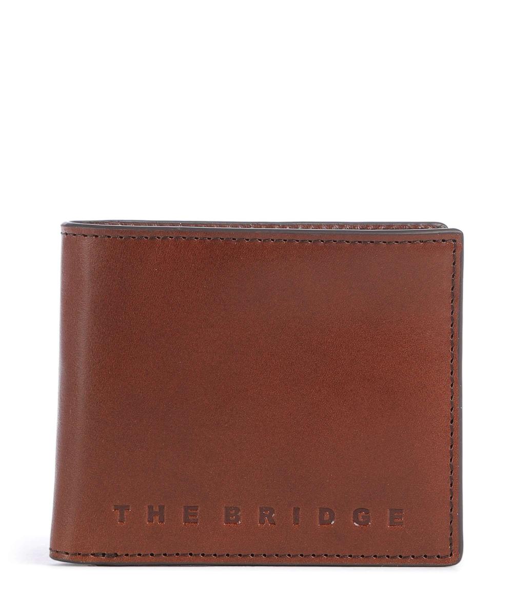 

Кошелек Giacomo RFID из мелкозернистой коровьей кожи The Bridge, коричневый