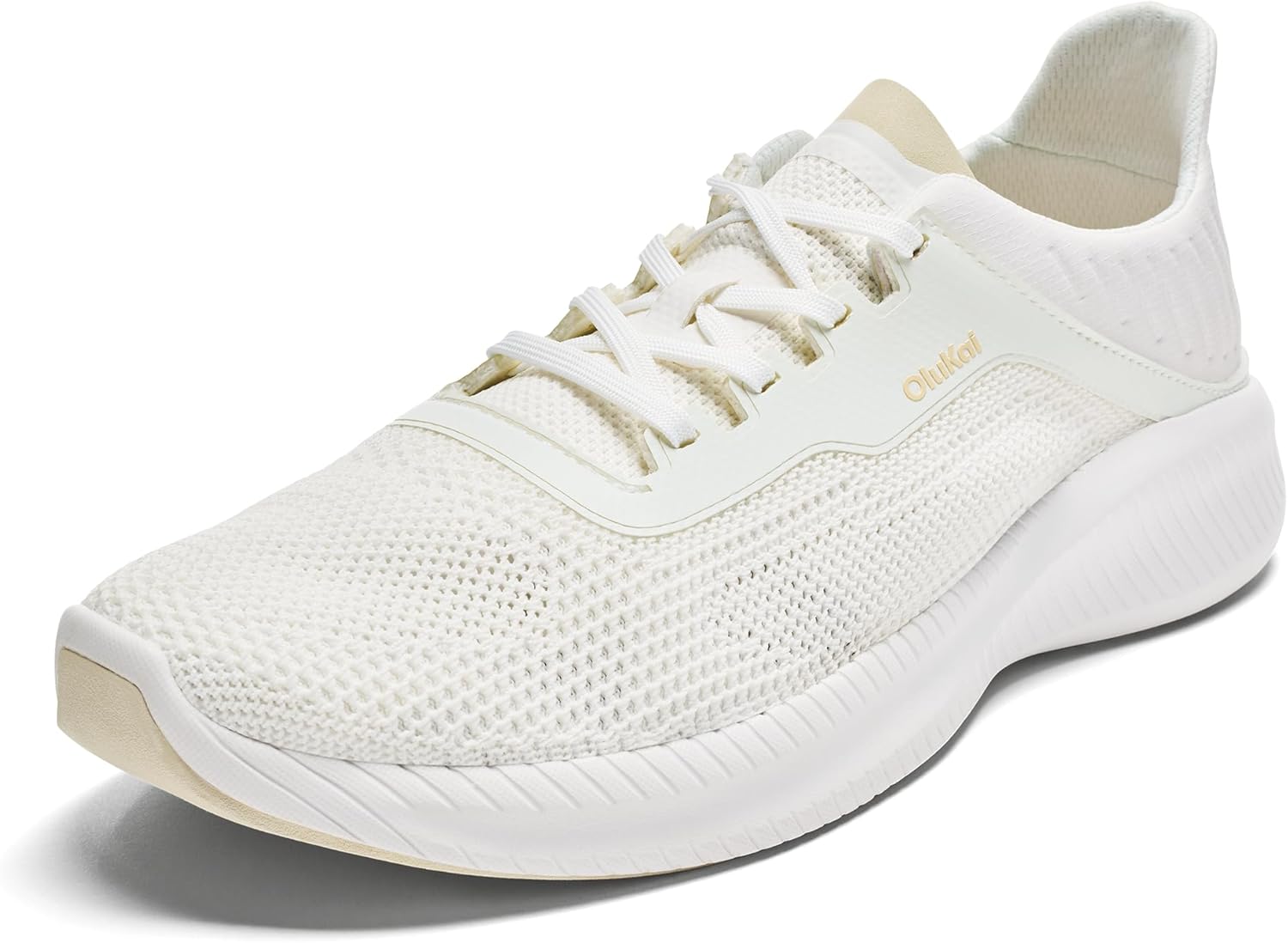 

Мужские кроссовки OLUKAI Island Hopper, готовые к путешествиям и спортивные туфли, мягкая и дышащая трикотажная ткань, конструкция с открытой пяткой, белый