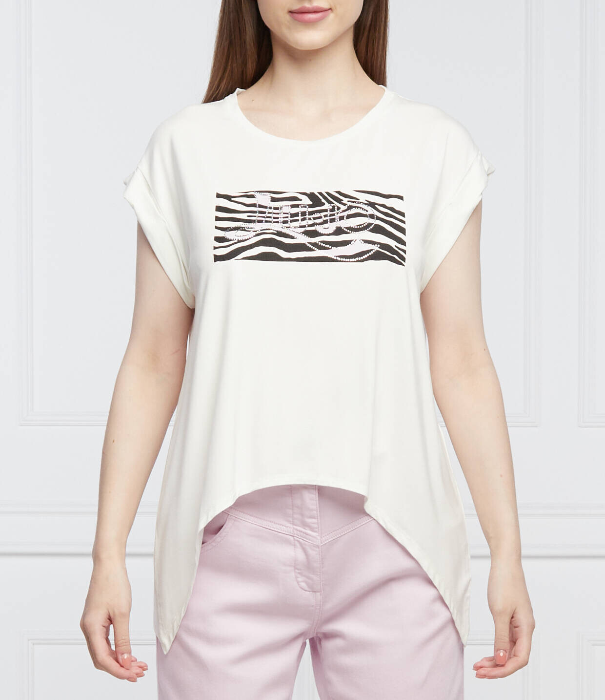 

Футболка Liu Jo Sport relaxed fit, белый