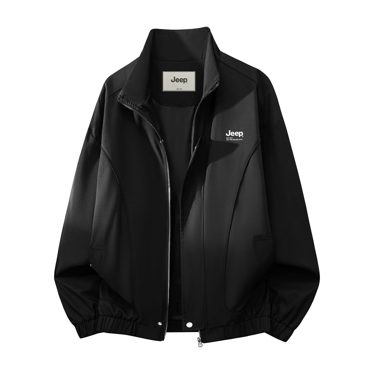 

Куртка Unisex Stand Collar Thin Others Jeep, pure черный