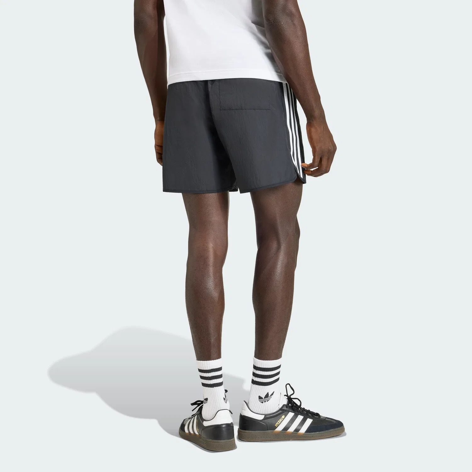 Мужские шорты Sprinter чёрные от Adidas — фото 2