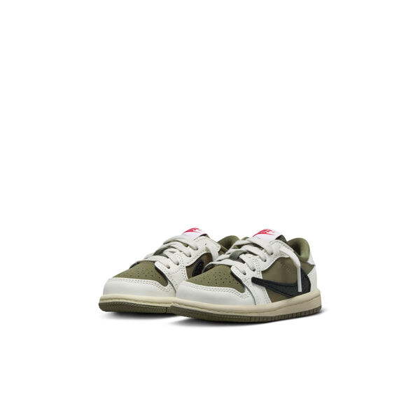 Кроссовки 1 ретро низкие og sp x travis scott Air Jordan, зеленый — фото 3