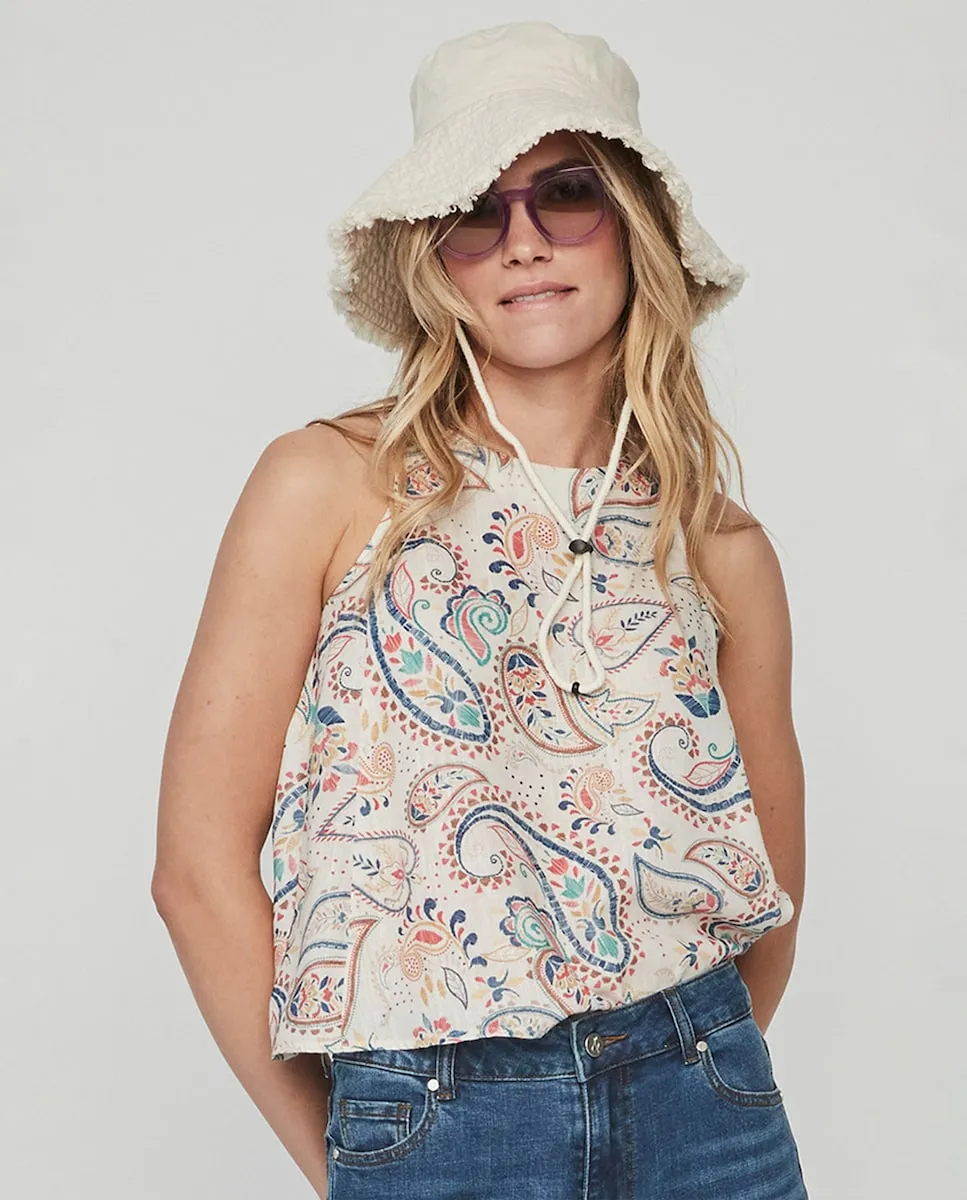 

Блузка женская с принтом и клешем & Me Unlimited, цвет Crudo