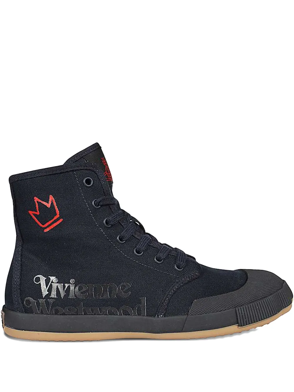 

Высокие кеды с логотипом Vivienne Westwood, черный