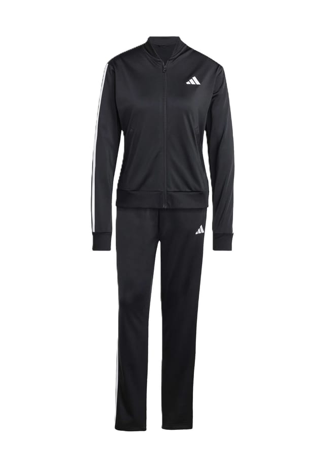 

Спортивный костюм с воротником-стойкой Adidas, черный