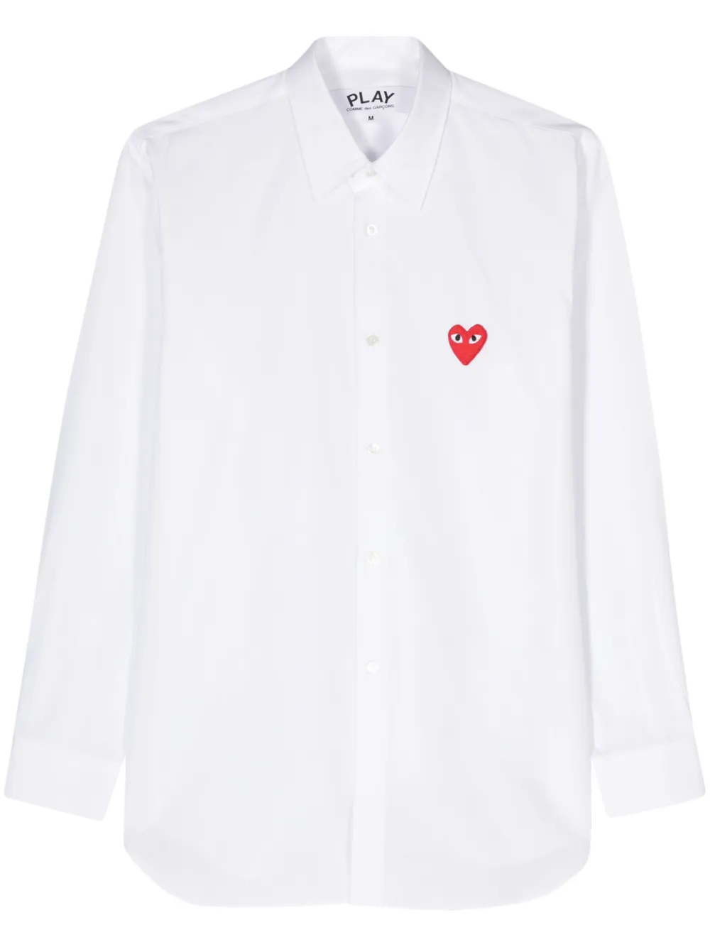 

Рубашка с аппликацией Comme Des Garçons Play, белый