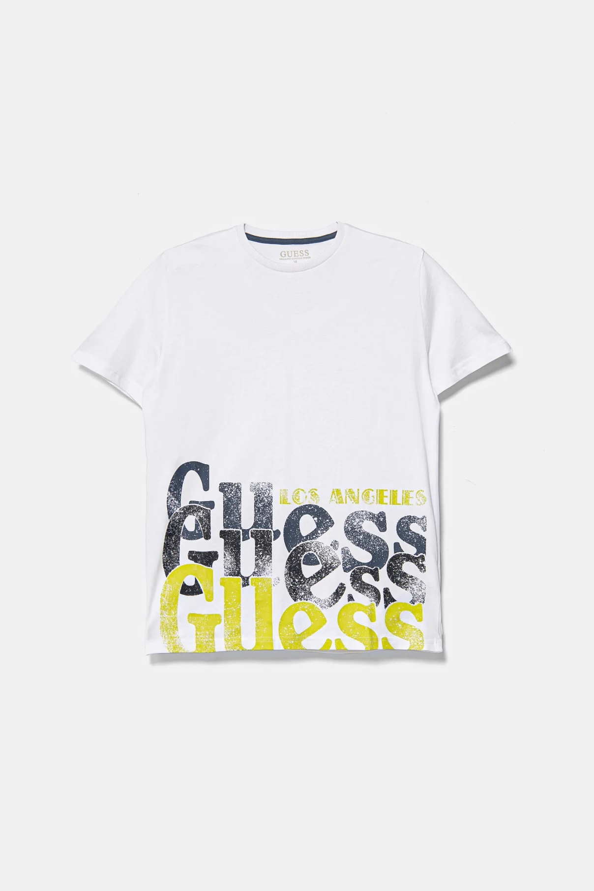 

Хлопковая футболка для детей Guess, белый