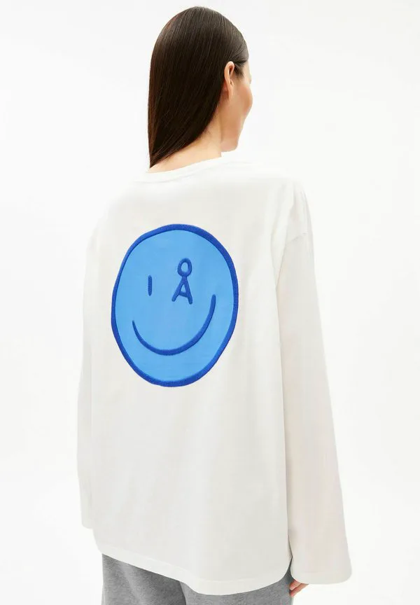 

Футболка с длинными рукавами fietaa smile Armedangels, White/Dynamo Blue, Белый, Футболка с длинными рукавами fietaa smile Armedangels, White/Dynamo Blue