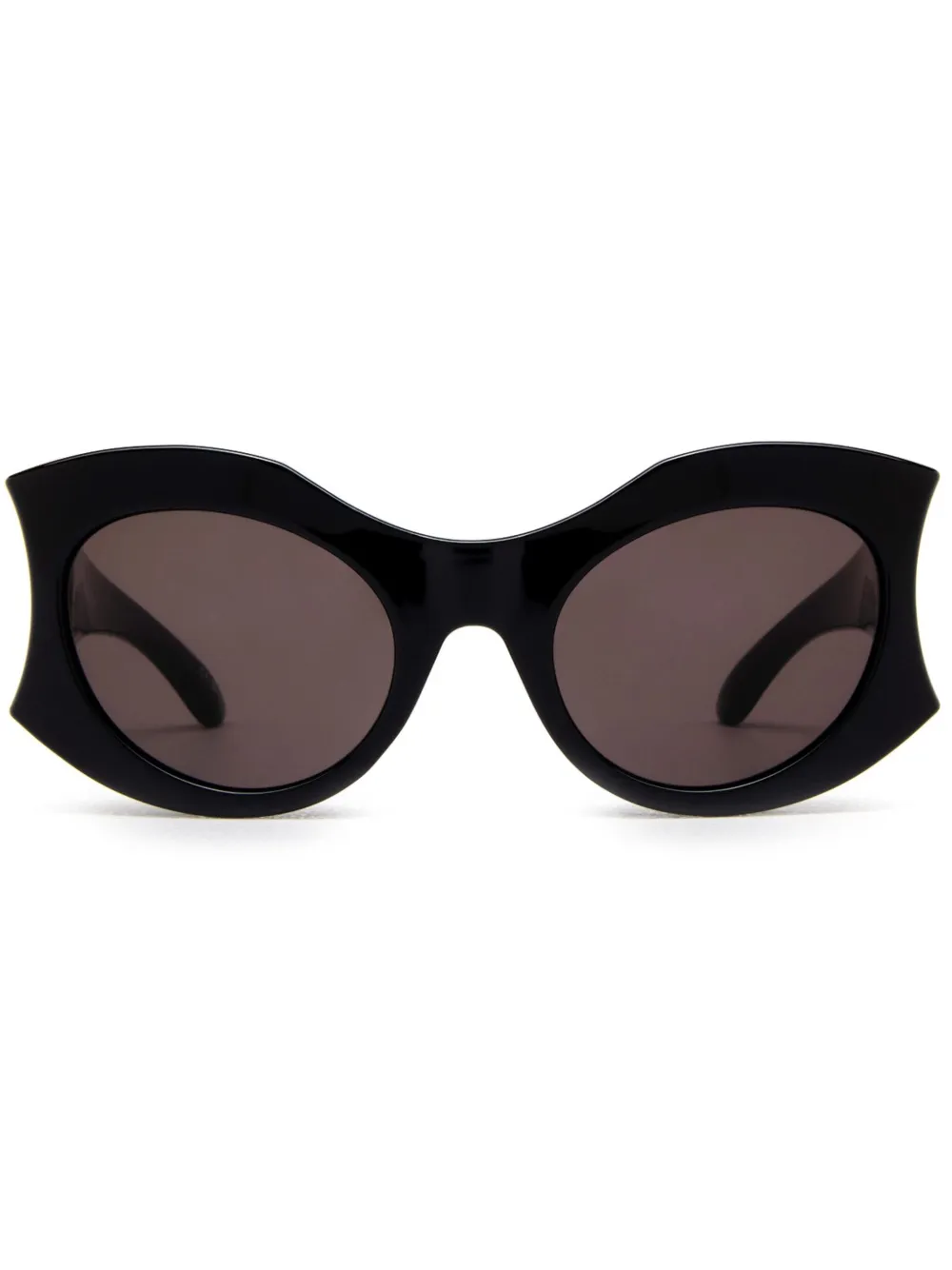 

Солнцезащитные очки в круглой оправе с логотипом Balenciaga Eyewear, черный