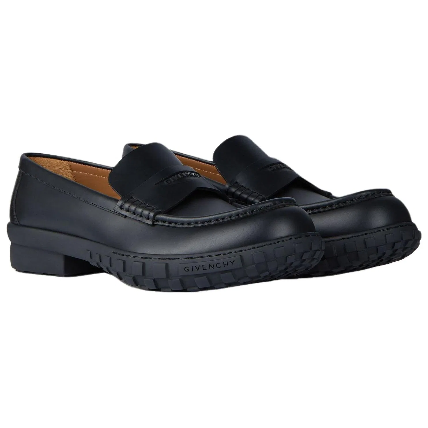 Givenchy Echo Casual Leather Shoes Men's Black — фото 4