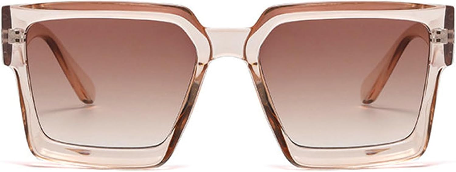 

Willochra — большие квадратные солнцезащитные очки для женщин, модные градиентные солнцезащитные очки для мужчин в стиле панк, защита от УФ-излучения для путешествий, C8