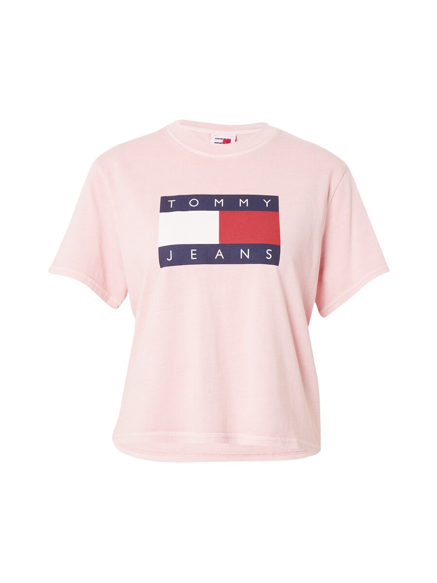 

Футболка Tommy Jeans Shirt, темно-розовый