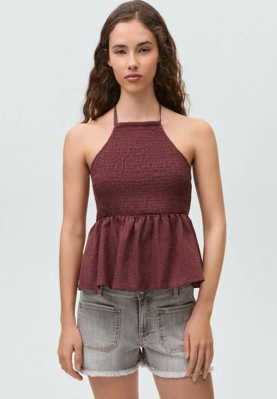 

Топ MAGNOLIA Mango Kids, бордовый