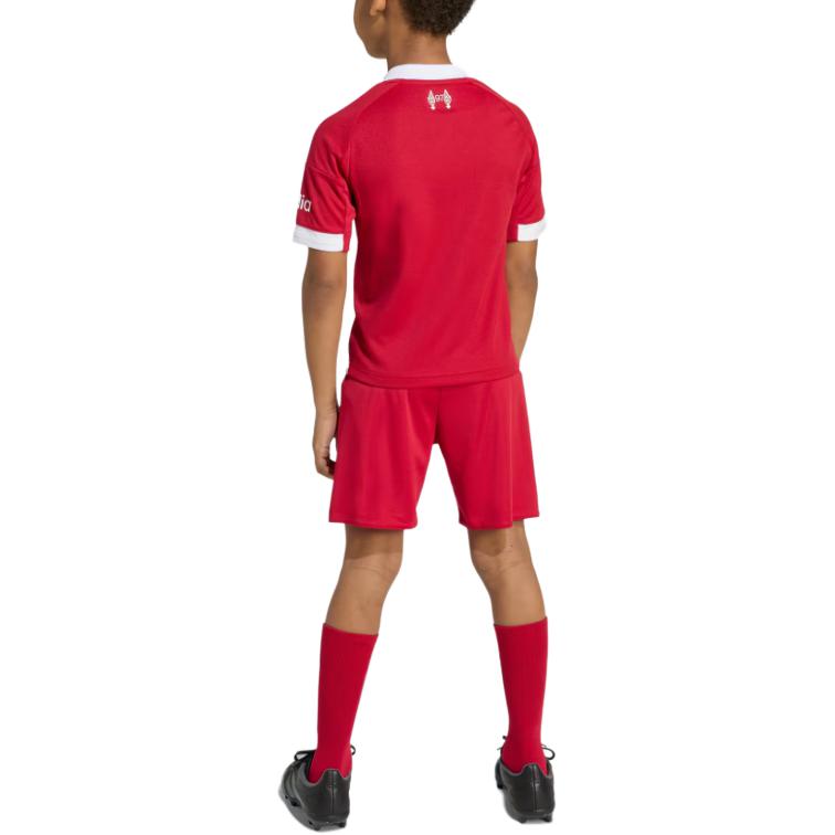 Детский набор Liverpool FC 25/26 домашняя мини-форма Adidas, красный — фото 4