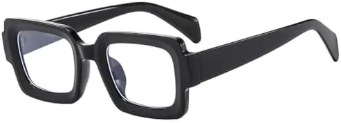 

Квадратные панк-солнцезащитные очки. Модный простой дизайн для защиты от солнца на открытом воздухе. Солнцезащитные очки для защиты от солнца MTZJH, Black Clear