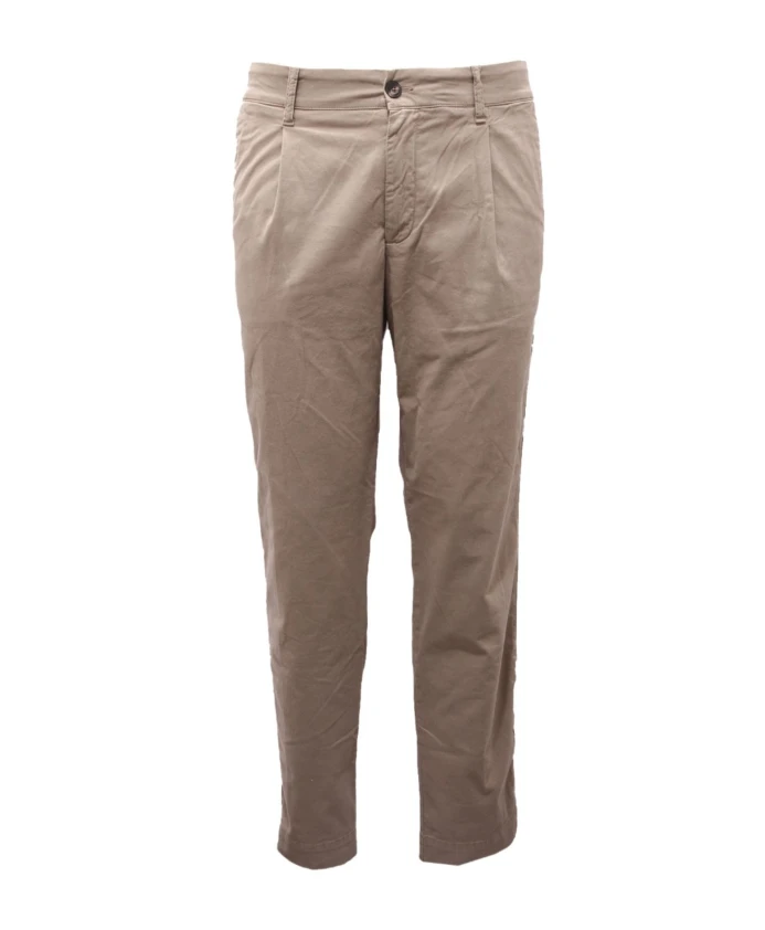 

Свободные хлопковые брюки Eleventy, бежевый