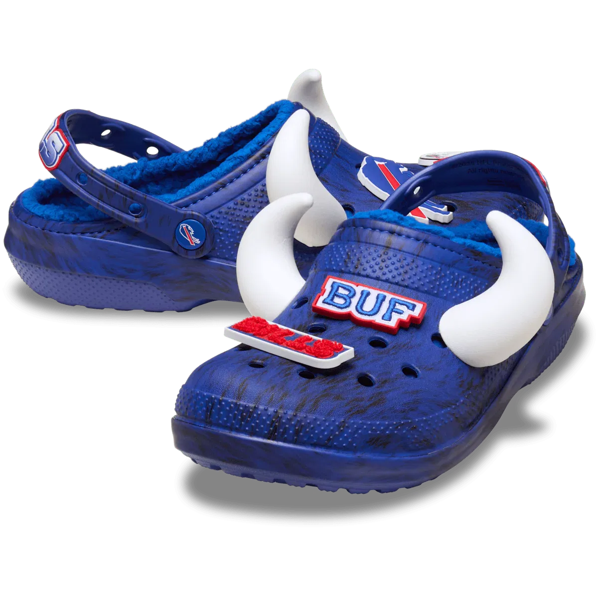 Классические сабо NFL Buffalo Bills с подкладкой Crocs, Multi — фото 2