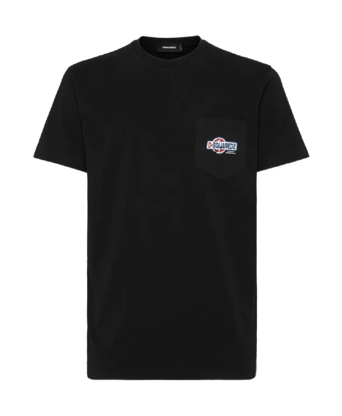 

Коллекция повседневных футболок и поло осень-зима 2025 Dsquared2, черный