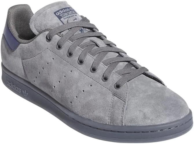 Мужские кроссовки Adidas Stan Smith Adv с шнуровкой повседневные - серые, серый — фото 2