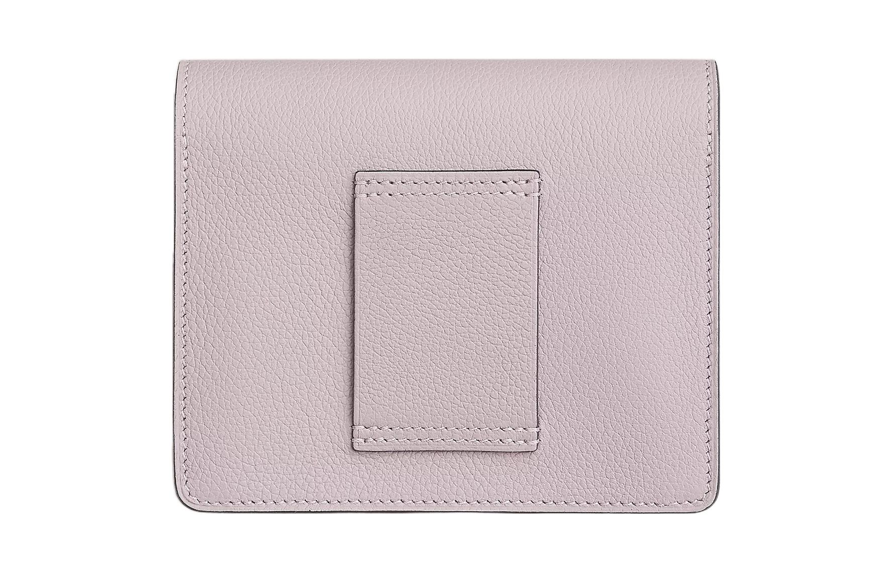 HERMES Кошелёк-клатч Roulis Evercolor из телячьей кожи с тиснением под свиную кожу для женщин — фото 3