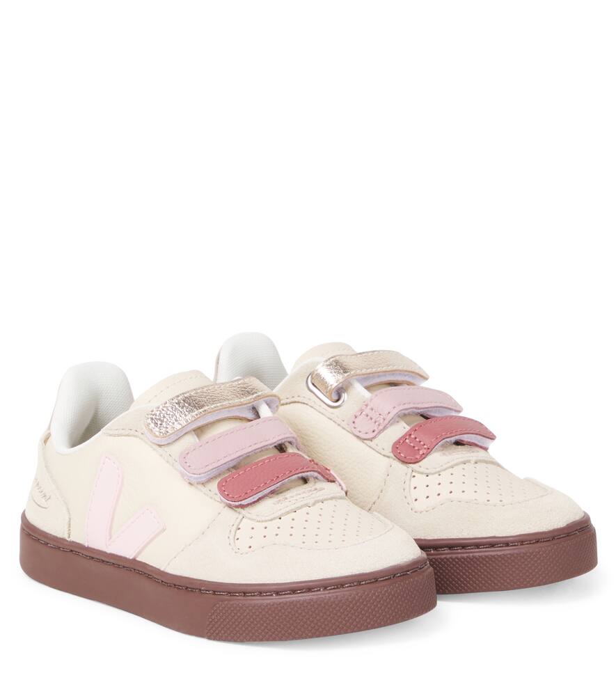 

Ботильоны Bonpoint V10 из замши и кожи Veja Kids, Areia_Petale