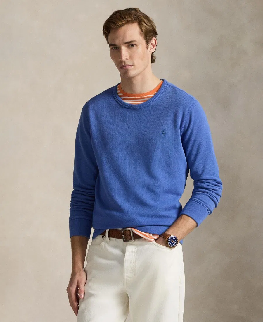 Мужская толстовка с длинными рукавами и круглым вырезом Polo Ralph Lauren, Modern Royal