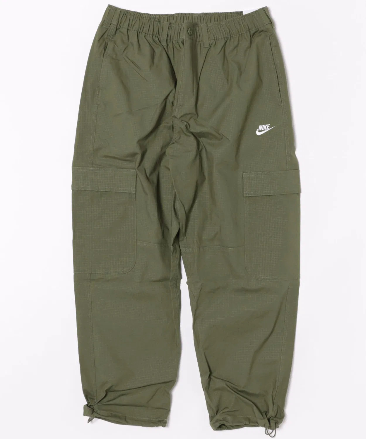 Штаны карго Nike Club Woven Cargo Pant, чёрные с белым — фото 4