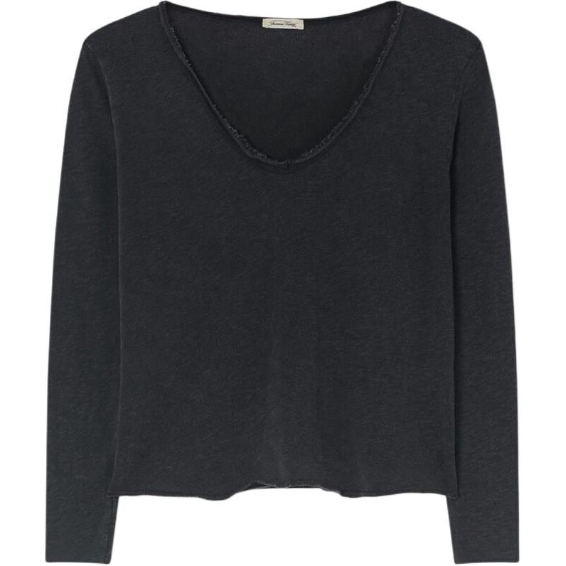 

AMERICAN VINTAGE A.M Футболка Women's Vintage Black, Черный, AMERICAN VINTAGE A.M Футболка Women's Vintage Black