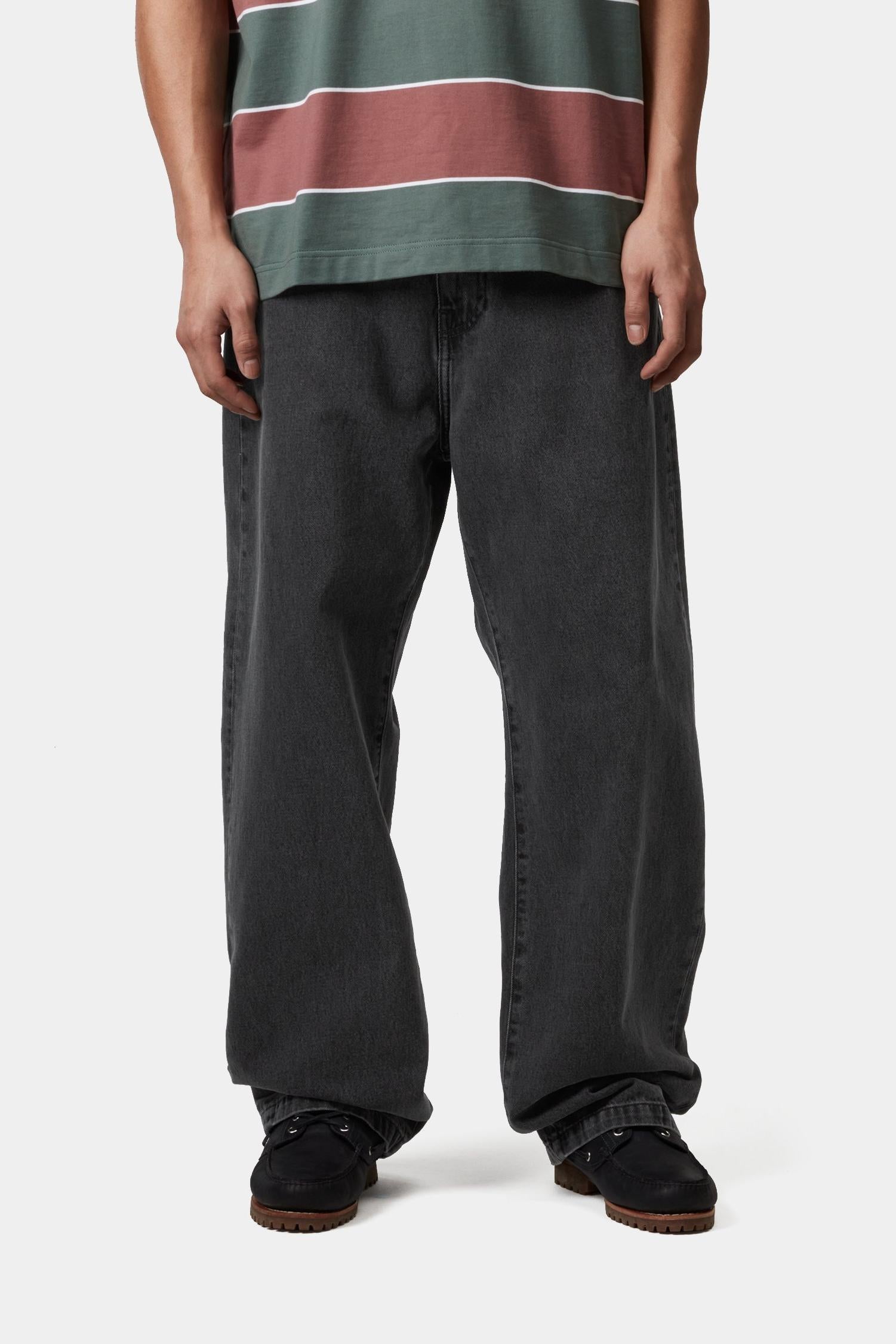 

Брюки Landon из денима Robertson (100% хлопок) Carhartt, черный