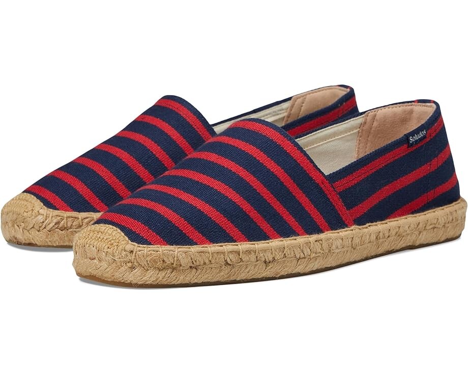 

Лоферы Soludos Original Espadrille, цвет Dark Navy / Red