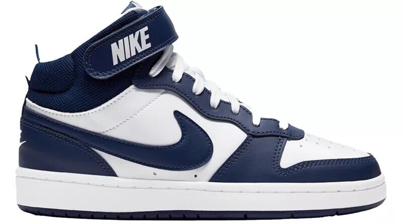 

Детские кроссовки Nike для начальной школы Court Borough Mid 2, мультиколор