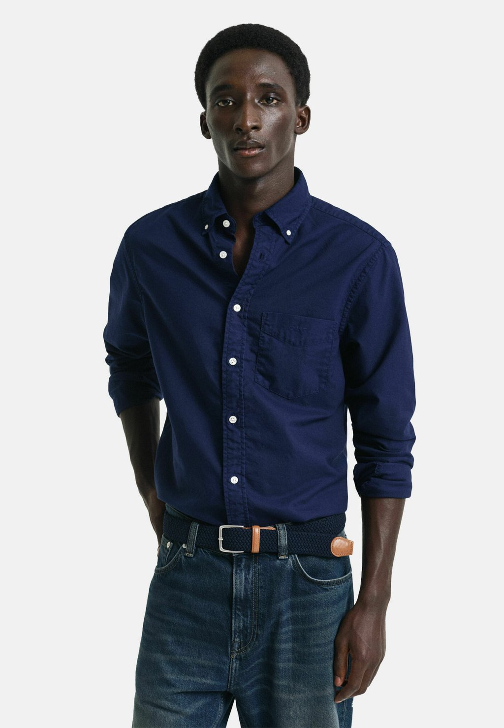 

Рубашка REGULAR FIT GANT, темно-синий