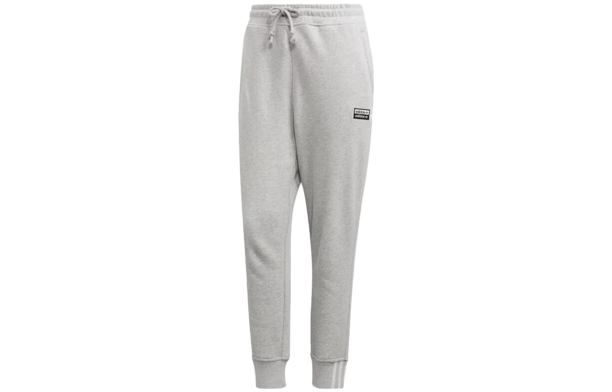 

Трикотажные спортивные штаны женские серые Adidas Originals