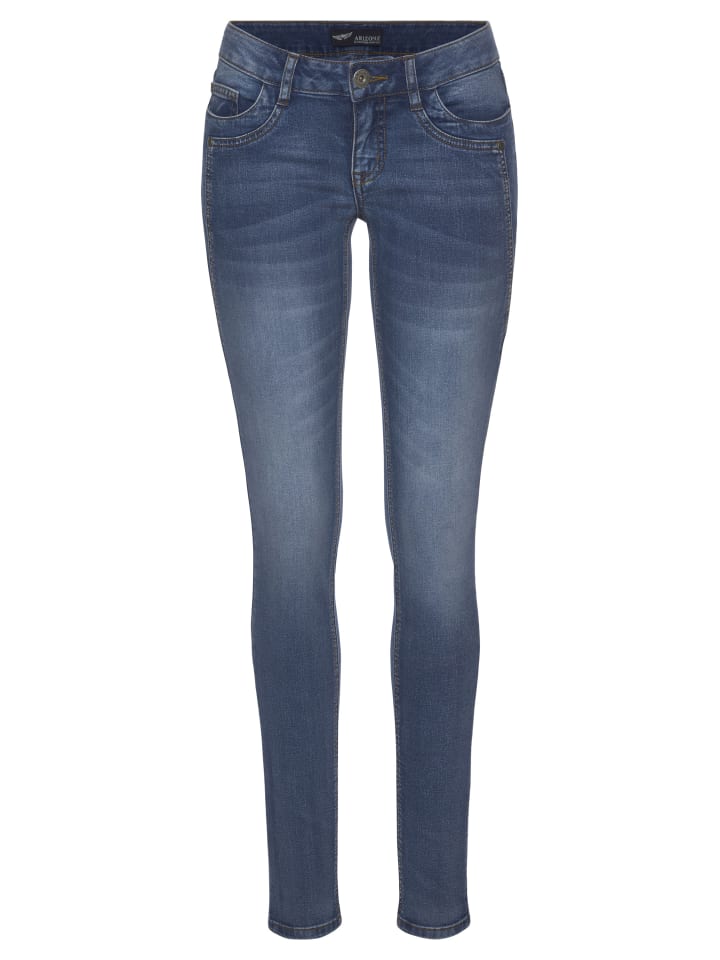 

Джинсы скинни среднего синего цвета ARIZONA