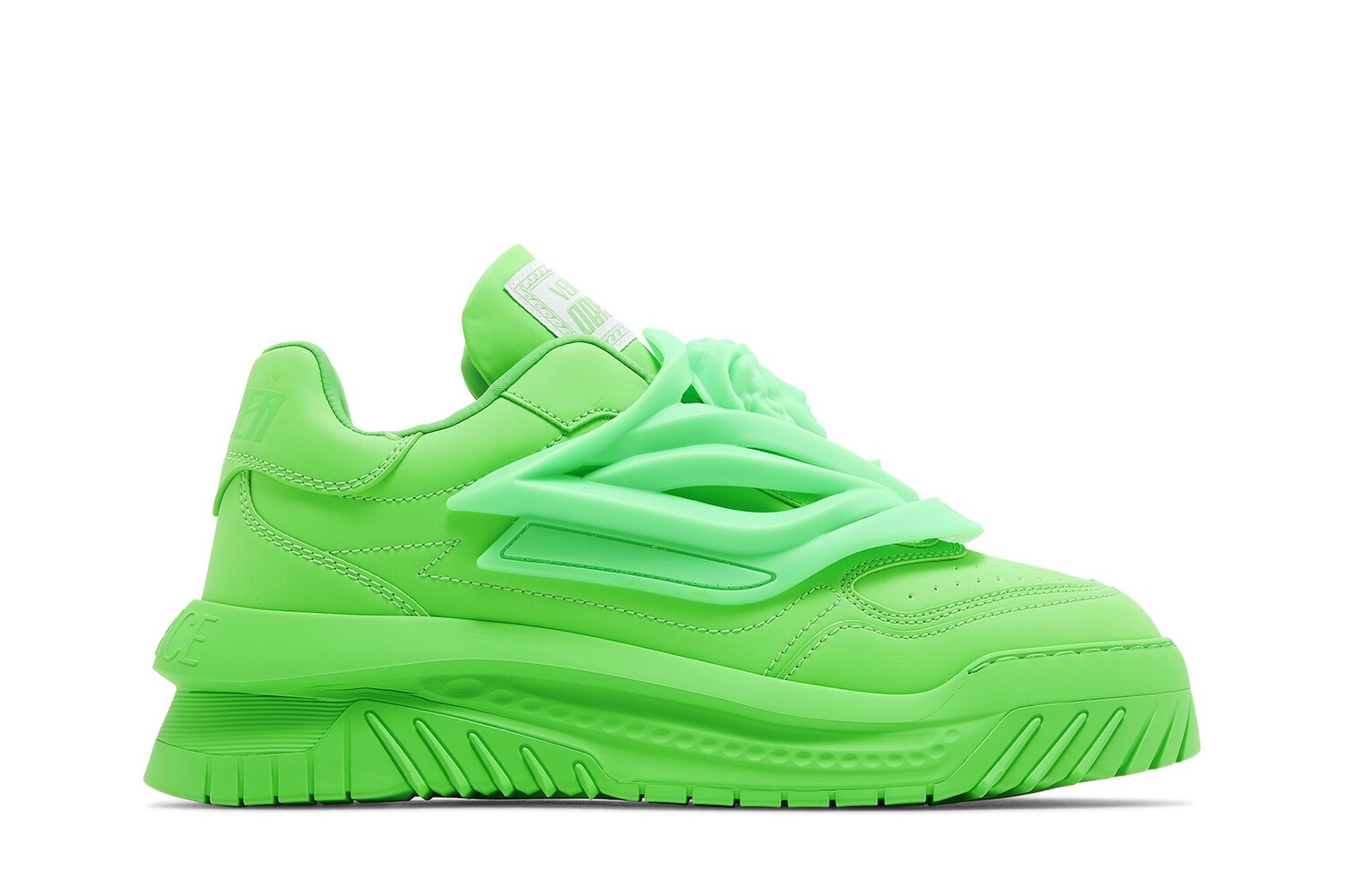 Кроссовки Versace Odissea Caged Medusa, зеленый