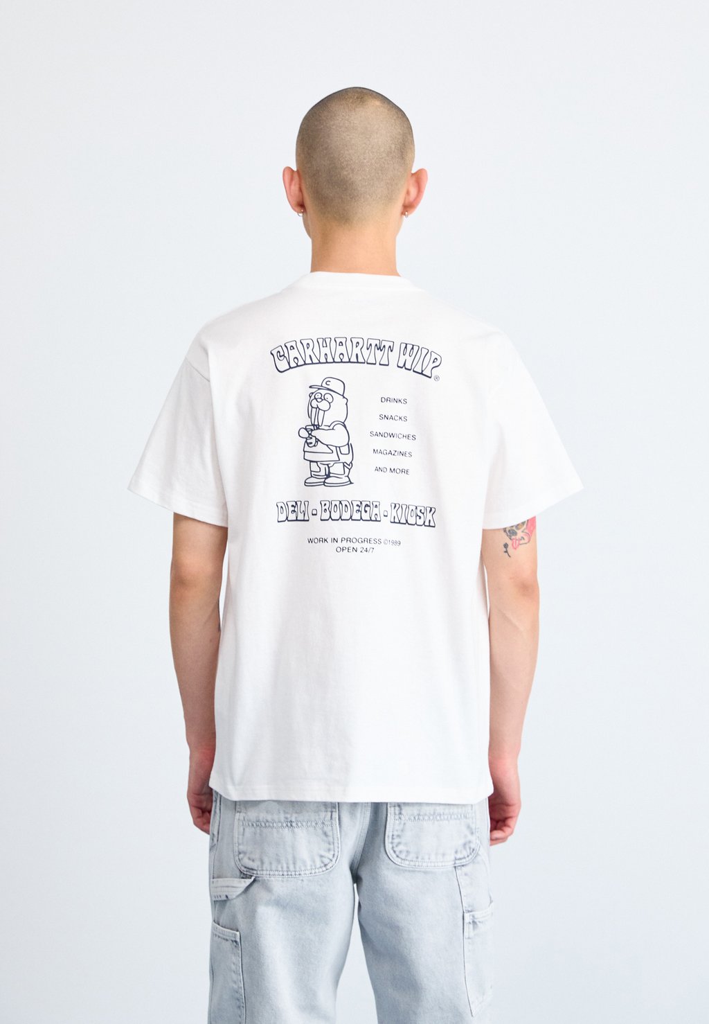

Футболка с принтом SANDWICH Carhartt WIP, белый