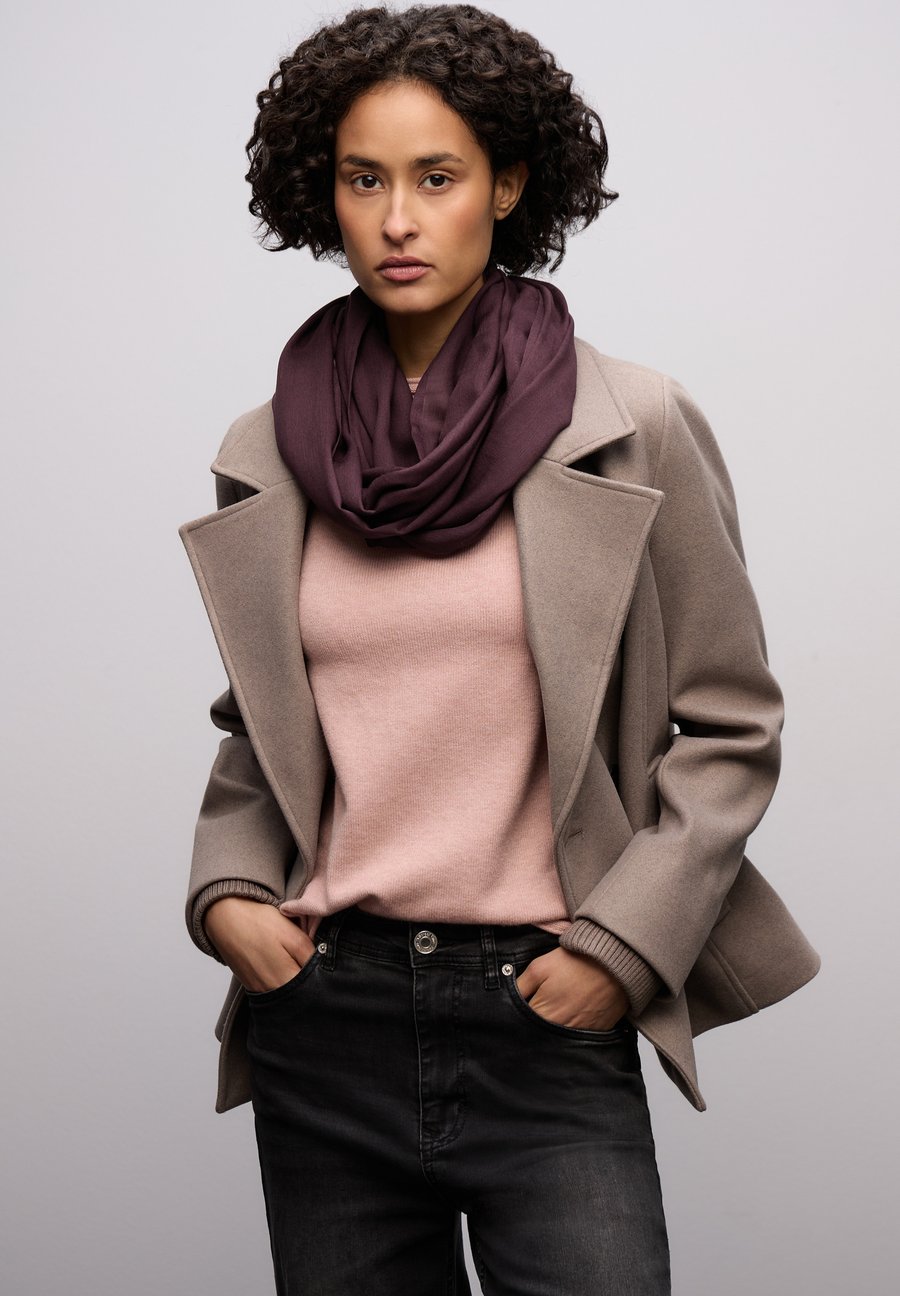 

Шарф Street One LOOP IN UNIFARBE, Rot/Dark Red