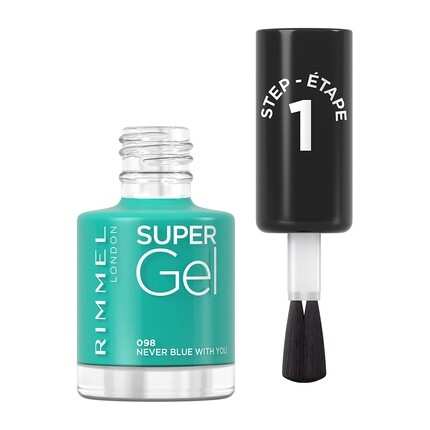 

Супер-гель-лак для ногтей 098 Never Blue With You, Rimmel