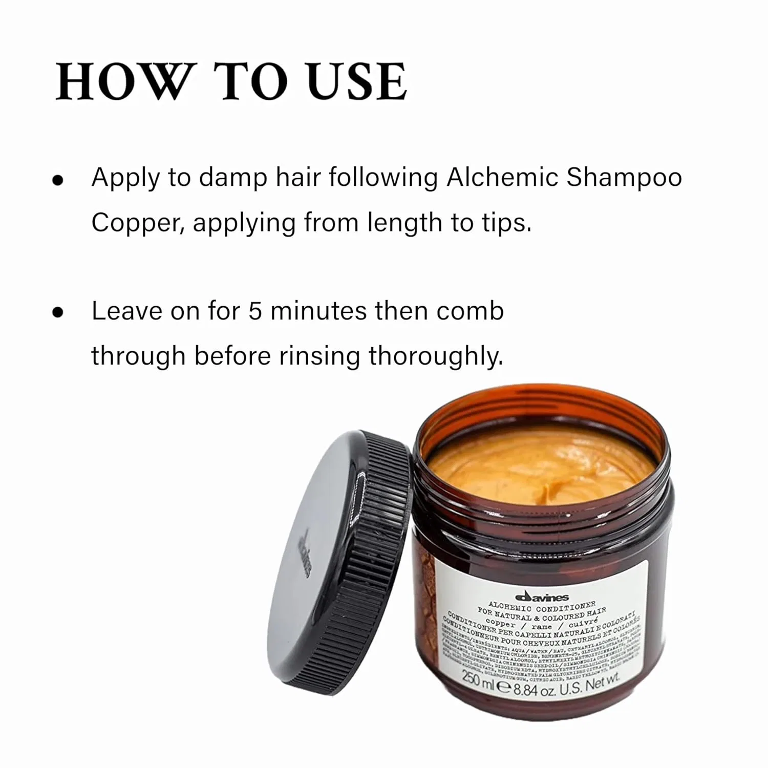 Кондиционер Alchemic «Copper» от Davines для натуральных и окрашенных волос Davines — фото 4